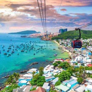 五星富國島~珍珠野生動物園、最長跨海纜車、地中海小鎮、出海跳島親子遊5日